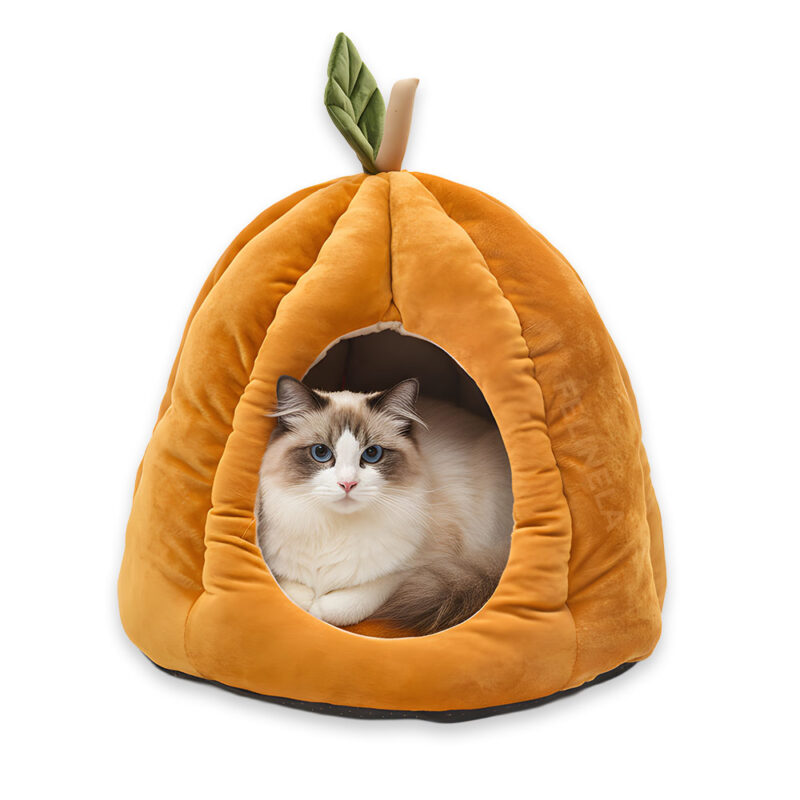 Kürbishöhle für Katzen