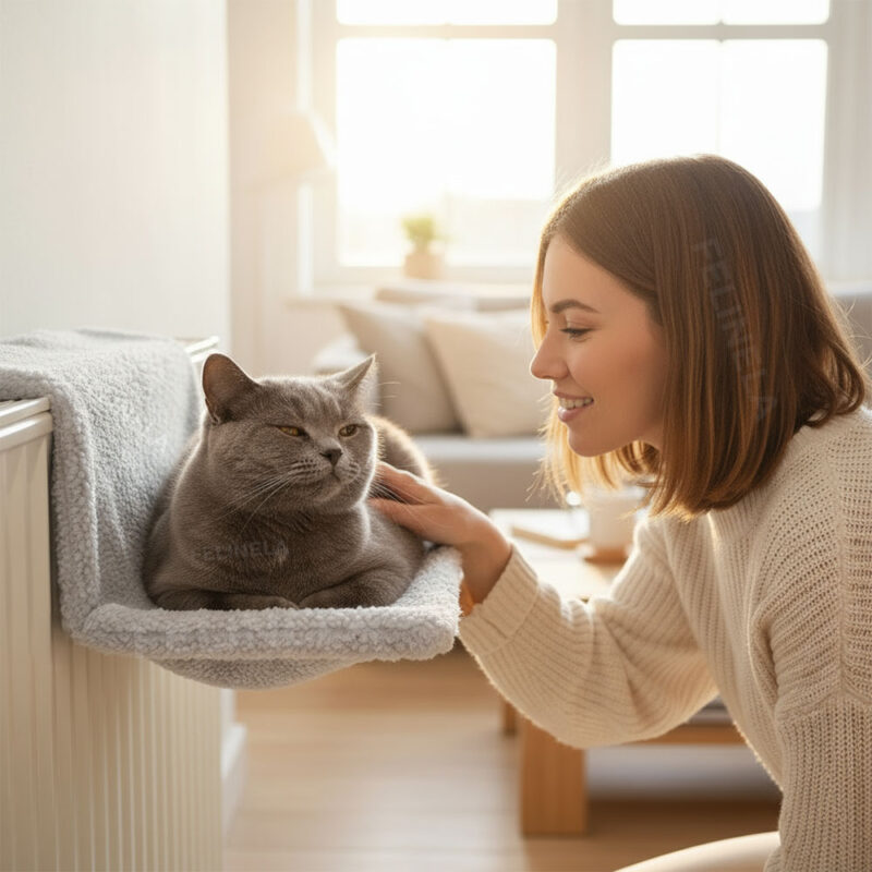 Heizkörper-Hängematte CozyCat – Bild 11