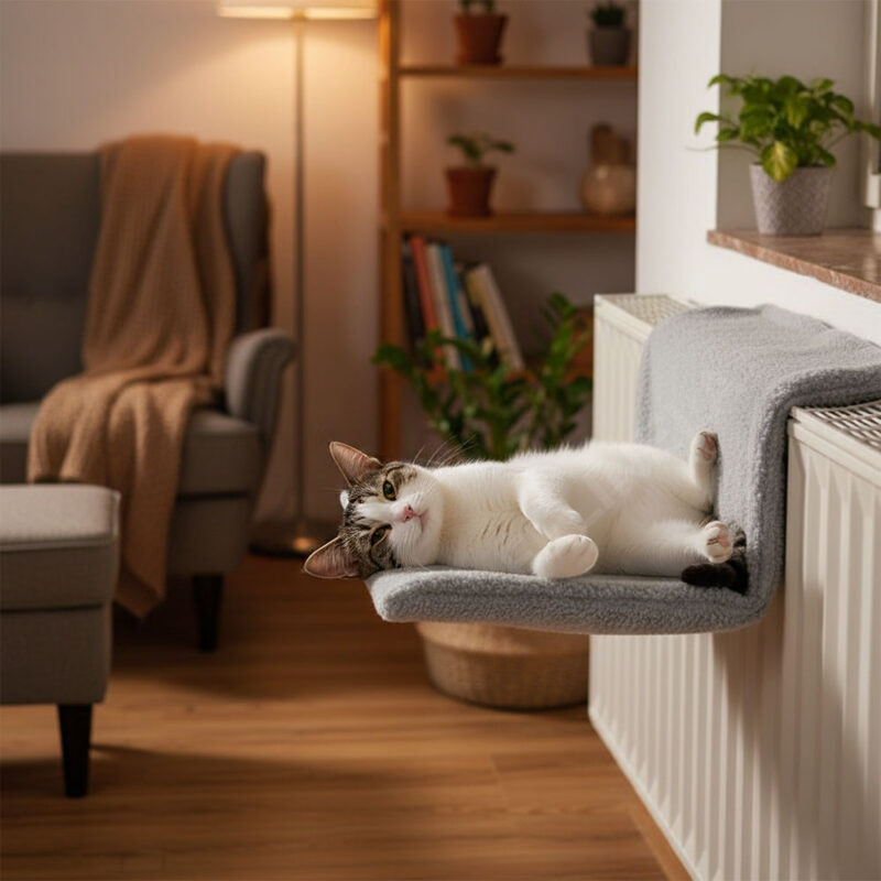 Heizkörper-Hängematte CozyCat – Bild 8