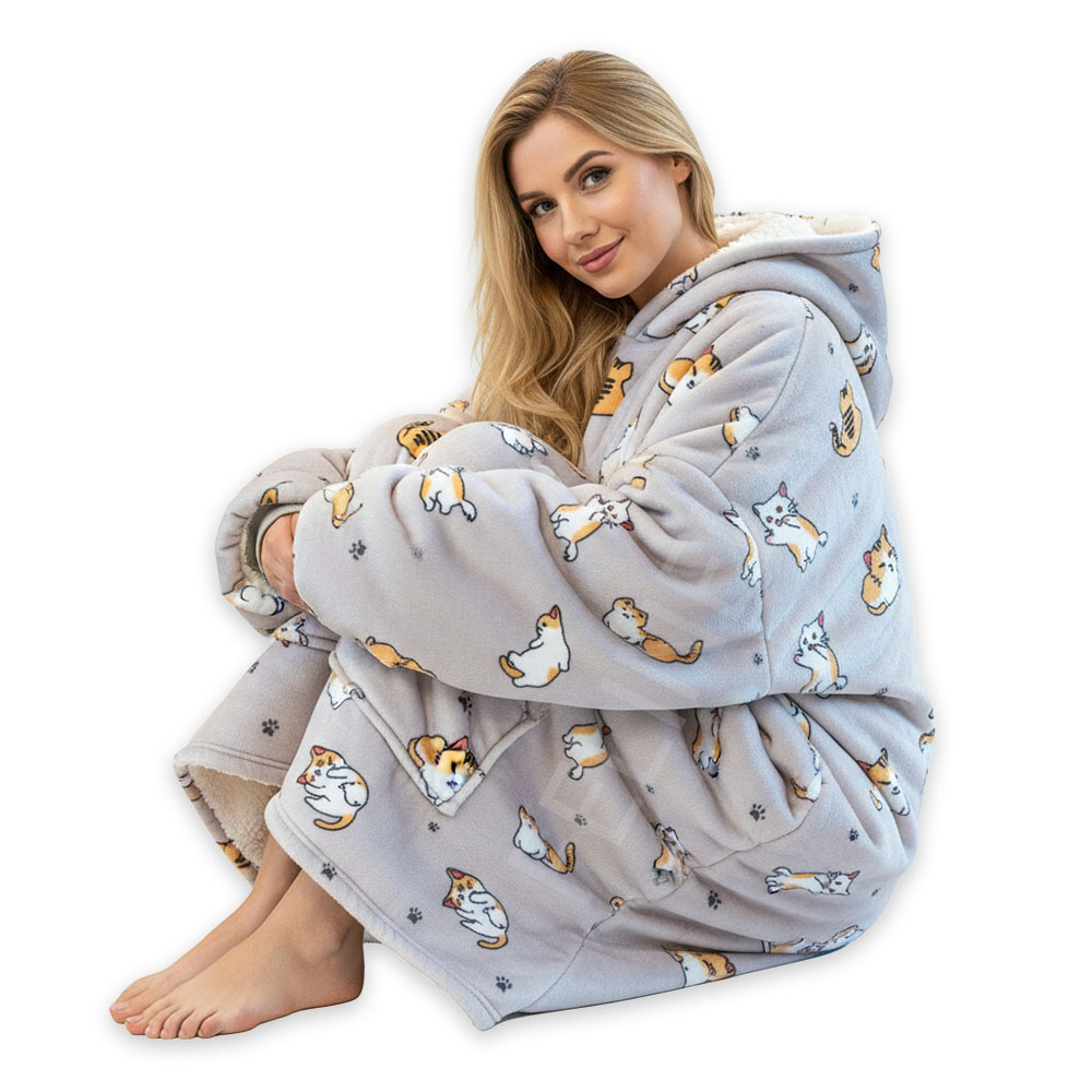 KuschelHoodie LazyCat