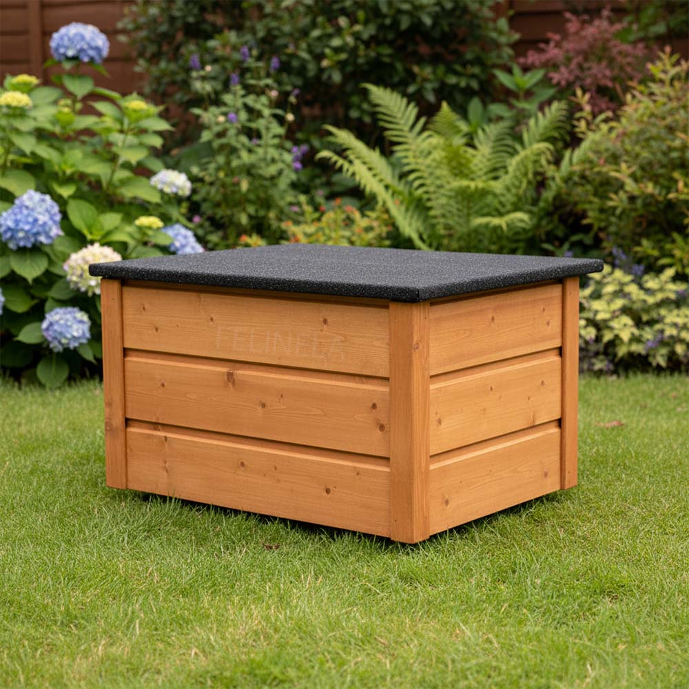 Isoliertes Katzenhaus für draußen WarmShelter – Bild 13