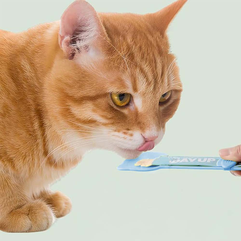Wiederverwendbarer Tubenlöffel für Katzensnacks