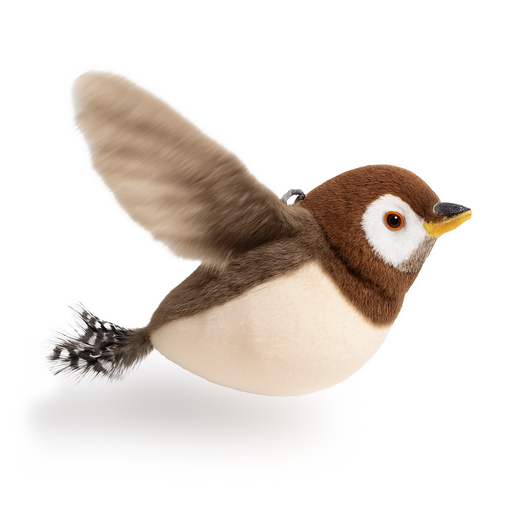 Interaktiver Spielvogel mit vier praktischen Funktionen