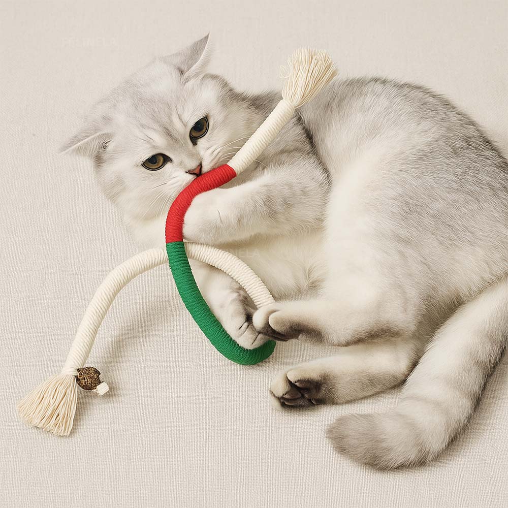 Robuste Kau-Seile für tägliche Katzen-Action