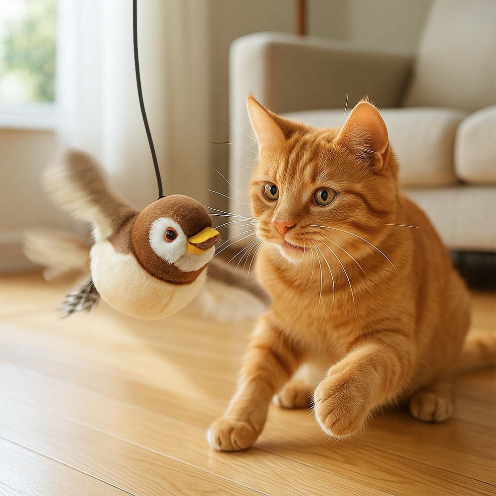 Interaktiver Flugvogel für Katzen – Bild 8